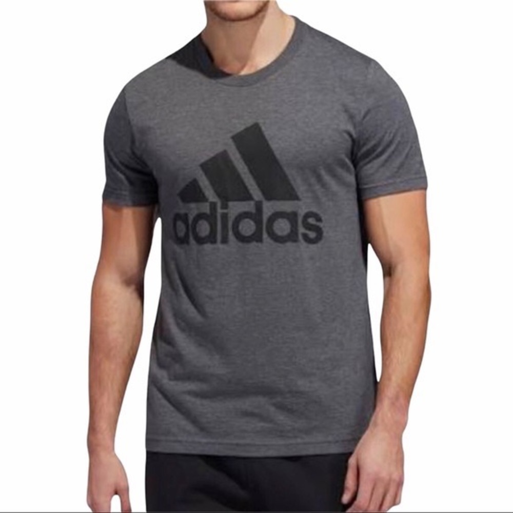Adidas - Amplifier Short Sleeve Grey/Black T-Shirt (M)